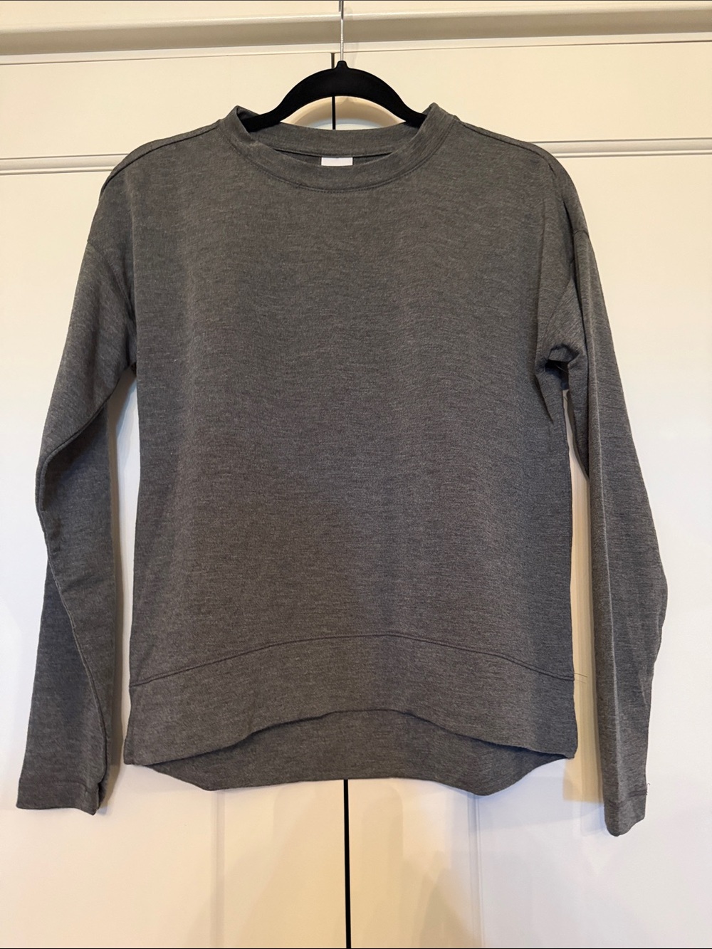 Classic Women's Crewneck Sweater - Gray